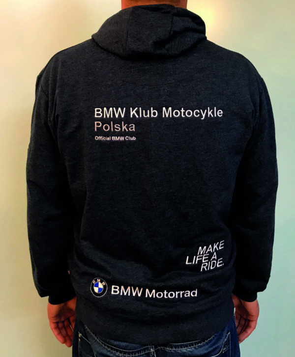 Bluza z kapturem BMW Klub Motocykle Polska