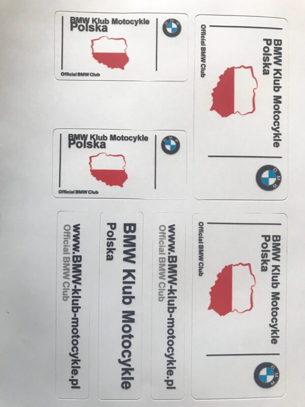 Komplet naklejek 2D BMW KMP