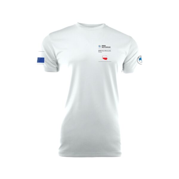 Damski T-Shirt BMW Klub Motocykle Polska