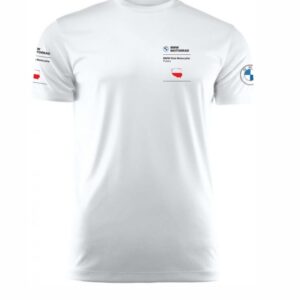 Męska Koszulka T-Shirt, biały - BMW Klub Motocykle Polska