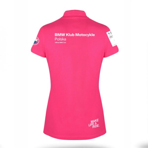 Damska Koszulka Polo BMW Klub Motocykle Polska - obrazek 3