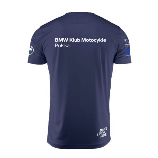 Damski T-Shirt BMW Klub Motocykle Polska